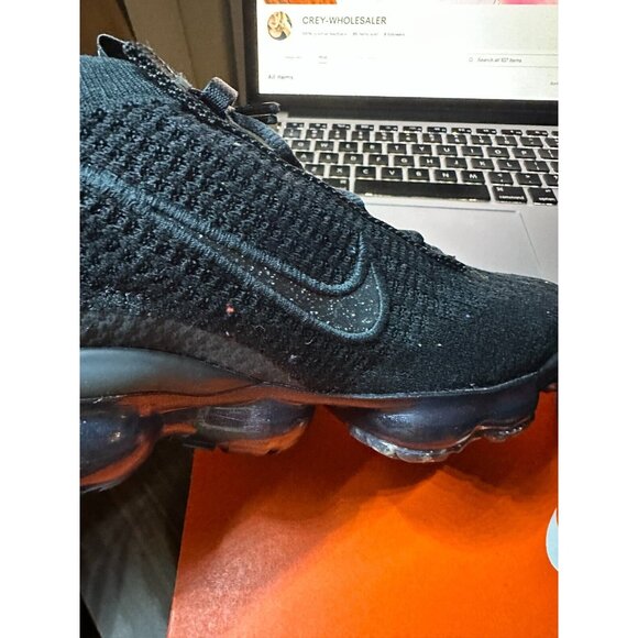 Nike Air VaporMax 2021 Flyknit Triple Black size 7.5  NWOB Authentic NIKE - Picture 5 of 7